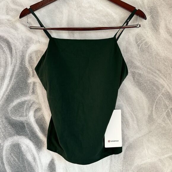 lululemon Align High-Neck Cami Tank Top A/B Cup legacy‎ green size 4 NWT - Picture 1 of 8